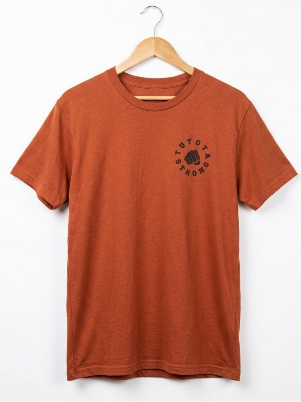 Men’s Toyota Strong T-Shirt XL Rust Brown
